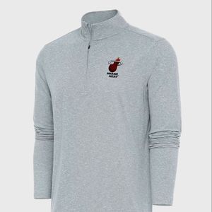 NBA ULTRA GAME Miami Heat 1/4 Zip Long Sleeve Pullover Top M